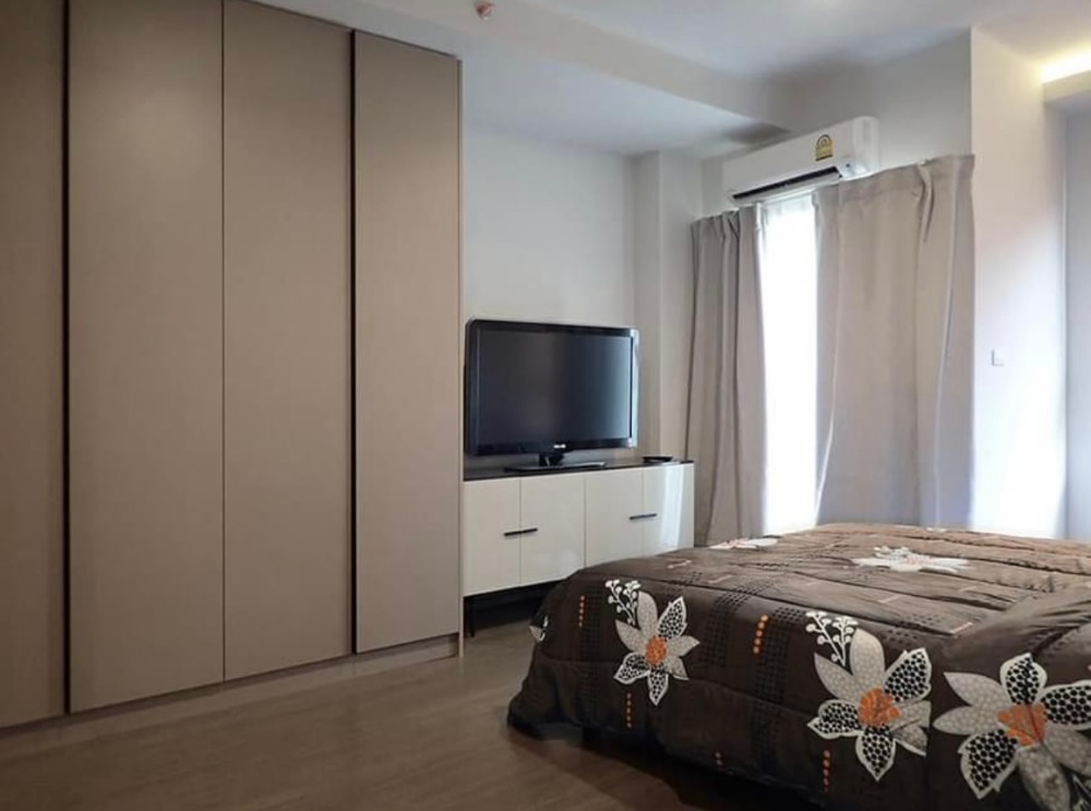 For RentCondoOnnut, Udomsuk : For rent, Ideo Sukhumvit 93, next to BTS Bang Chak, Studio (corner room), size 27.5 sq m., 15th floor, Building A, north balcony, city view, fully furnished, beautiful room.