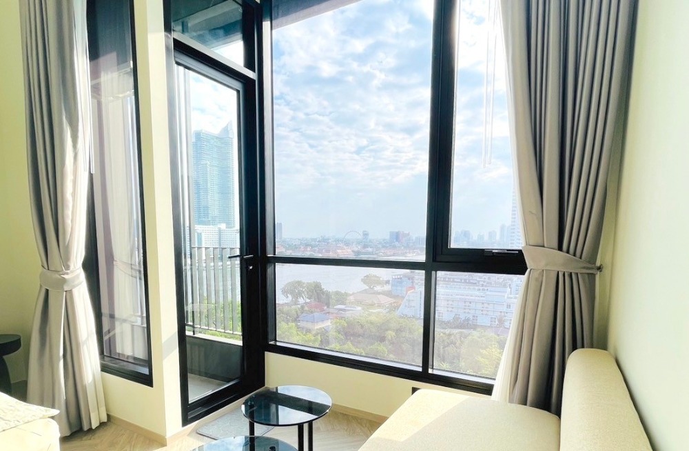 ให้เช่าคอนโดวงเวียนใหญ่ เจริญนคร : Chapter Charoennakorn  Riverside Studio 25.5 Sqm Fullyfurnish 17,500-