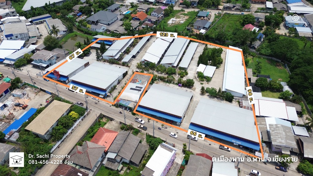 For SaleBusinesses for saleChiang Rai : Dormitory business for sale, commercial building with land 6-3-8.9 rai, good location near Phan District Office, Chiang Rai Province.