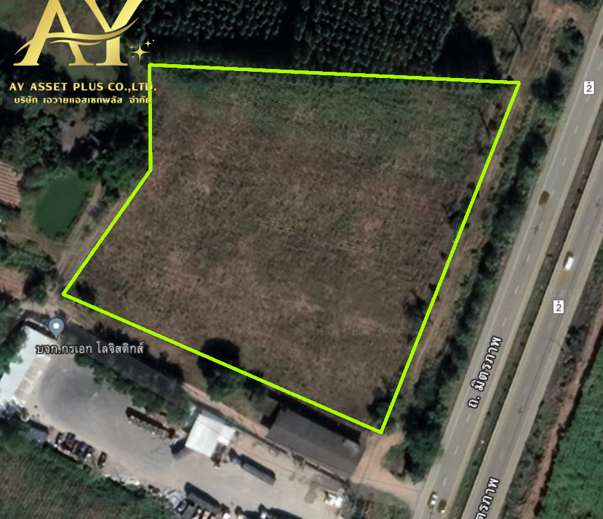 For SaleLandKhon Kaen : Urgent sale, beautiful plot of land, area 7-3-49 rai, next to Mittraphap Road. Non Somboon Subdistrict, Ban Haed District, Khon Kaen Province