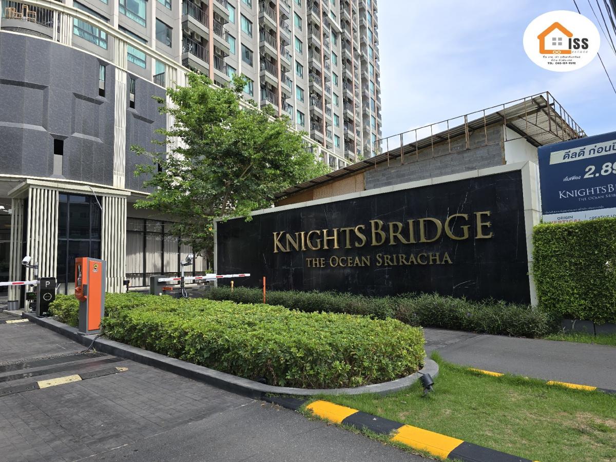 For SaleCondoSriracha Laem Chabang Ban Bueng : Luxury condo for sale, Knight Bridge the Ocean, Sriracha, fully furnished, ready to move in. / The rent is 40,000 baht per month.