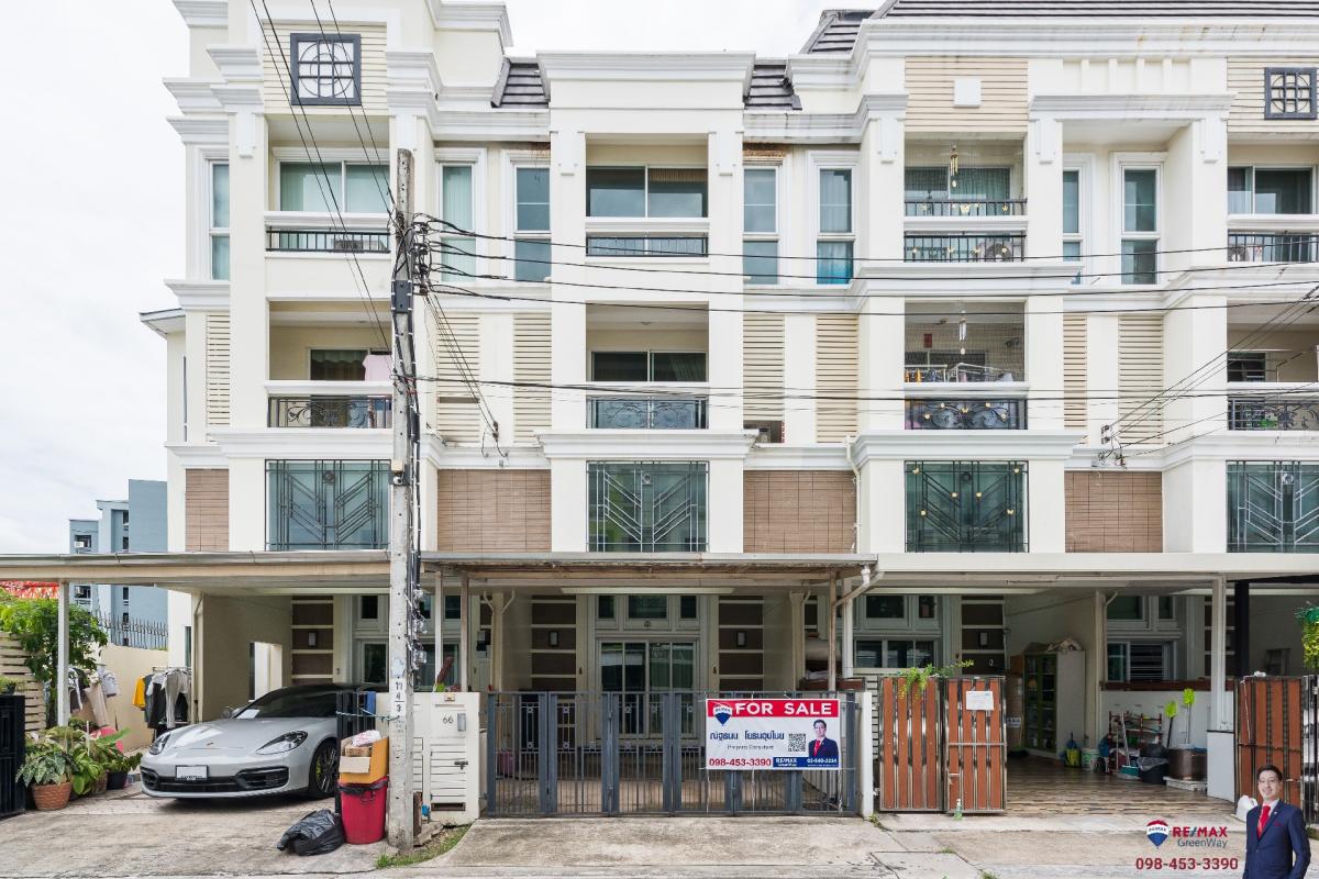 For SaleTownhouseRama 2, Bang Khun Thian : (📍New! 2024) Belleville TownHome / Home Office French Colonial style, usable area 189 square meters, Rama 2 Soi 18, almost next to Bangpakok 9 International Hospital, Rama 2 (Belleville Rama2-Suksawat)