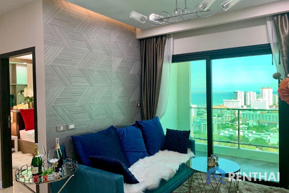 For SaleCondoPattaya, Bangsaen, Chonburi : Sale Dusit Grand Condo View  1 bedroom 35 sq.m. Sea view