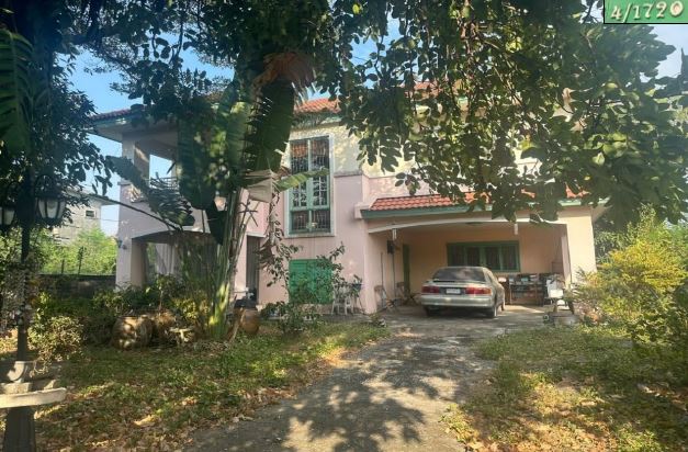 For SaleHouseSeri Thai, Ramkhamhaeng Nida : 2-story detached house for sale, Cooperative Village, Housing 4 4/1720, inside Soi Seri Thai 57, Seri Thai Road, Khlong Kum Subdistrict, Bueng Kum District, Bangkok