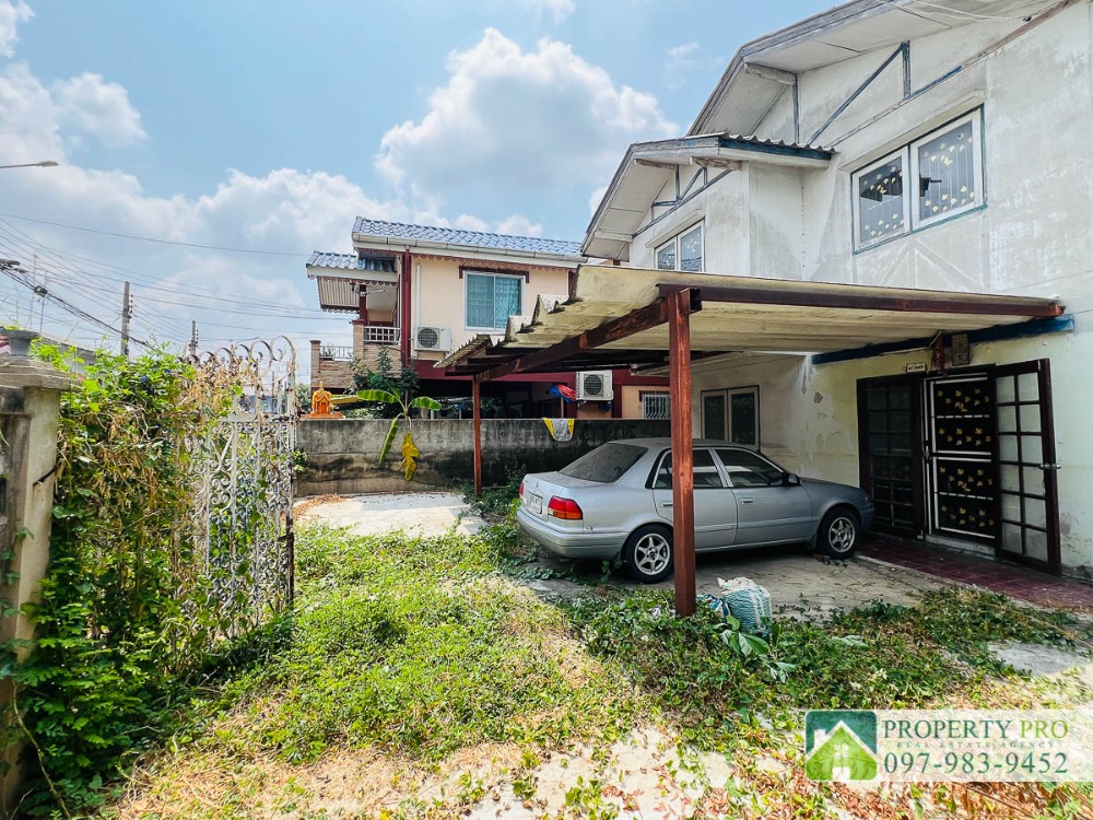 For SaleHouseRattanathibet, Sanambinna : House for Sale Baan Rattanathibet Westgate, 3 bedroom 60 sqw 120 sqm Near Central Westgate, Bang Yai Market, Bang Bua Thong, Ratchapruek : EL24S-026