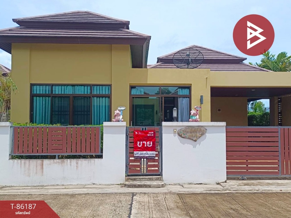 For SaleHousePattaya, Bangsaen, Chonburi : Single house for sale Grand Garden Home Beach Village, Sattahip, Chonburi (grand garden home beach)