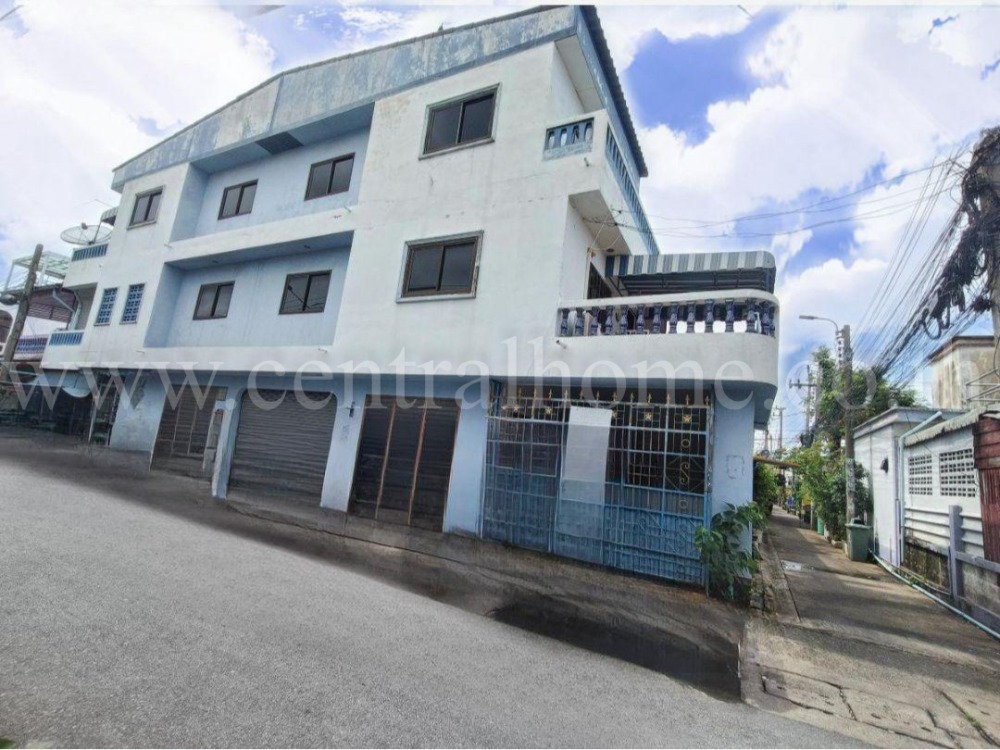 For SaleShop HouseVipawadee, Don Mueang, Lak Si : 3-story commercial building, Thung Song Hong Housing Community, Lak Si, corner house, good condition.