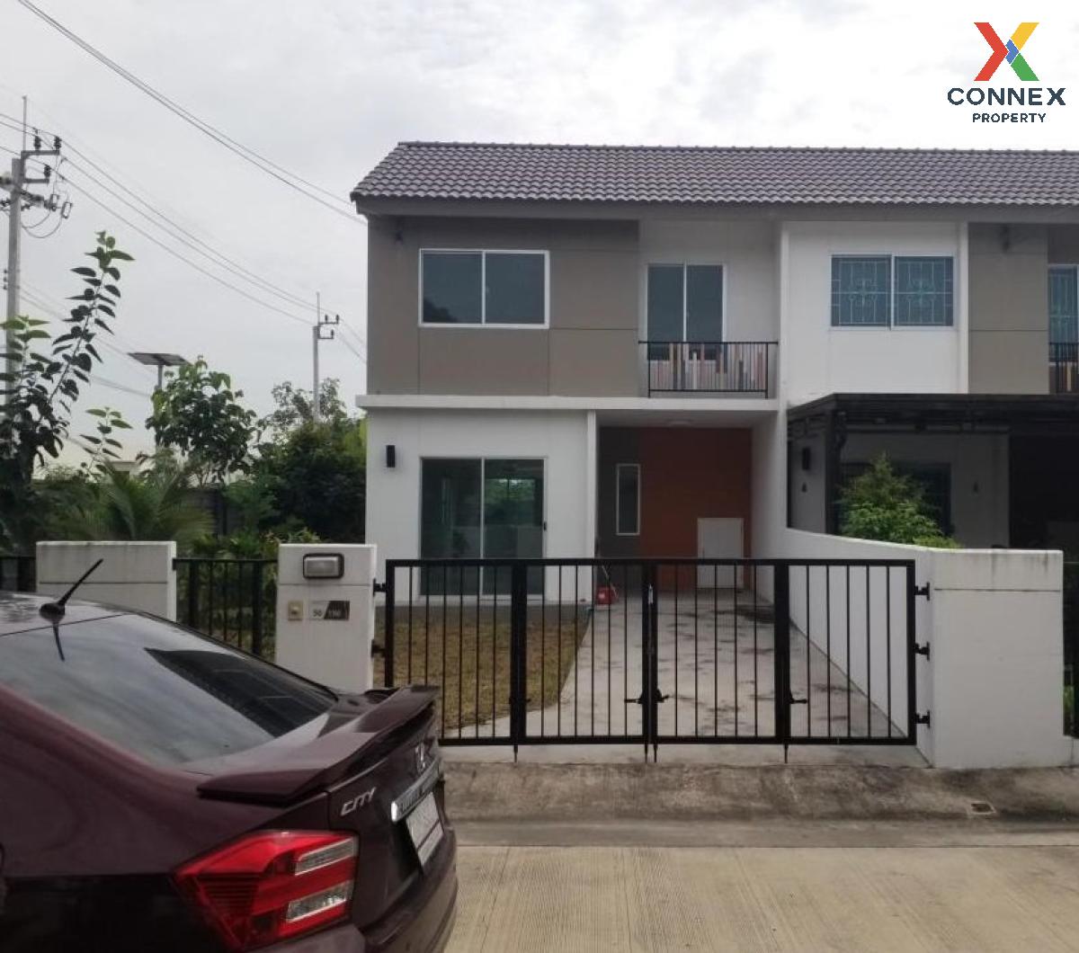 For SaleTownhouseNonthaburi, Bang Yai, Bangbuathong : For Sale Townhouse/Townhome  , Baan Pruksa 112 Klongbangpai Station-Bangyai , corner unit , MRT-Khong Bang Phai , Bang Mae Nang , Bang Yai , Nonthaburi , CX-97302