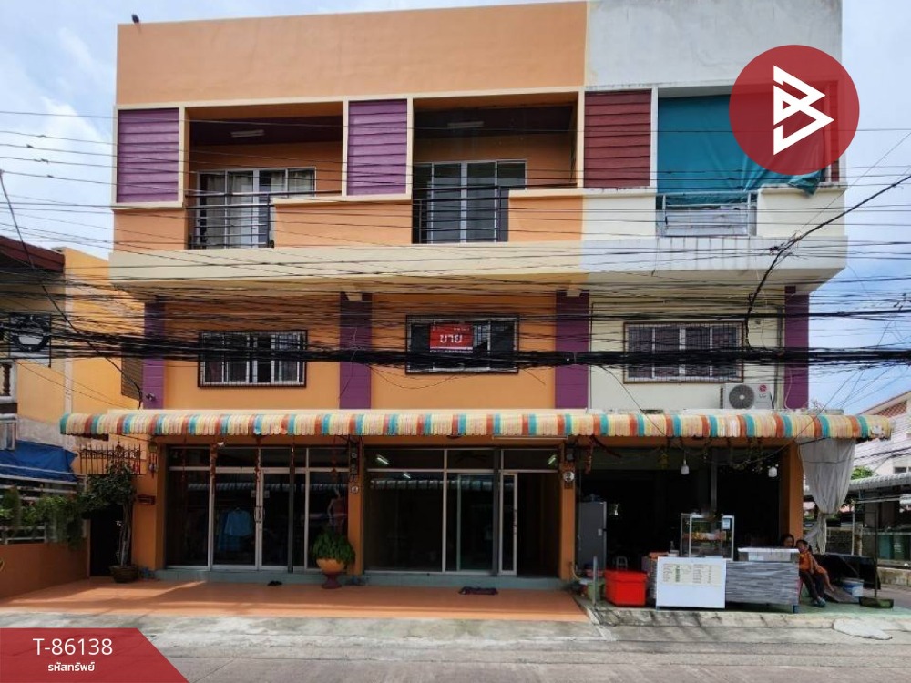 For SaleShophouseSamut Prakan,Samrong : Commercial building for sale, area 14 square meters, Bang Mueang Mai, Samut Prakan.