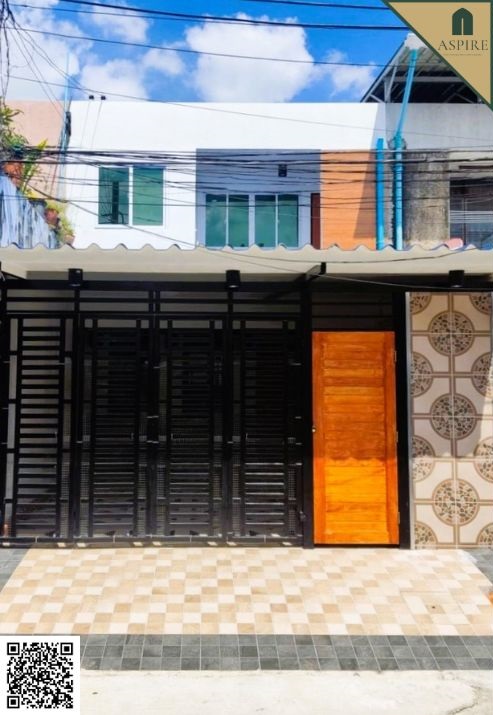 For SaleTownhouseOnnut, Udomsuk : [For Sale] Best Price 7.49 MB, 2 Storey Townhome Ready to move in & Renovate In Soi Sukhumvit 68, Only 240 m. from BTS Udomsuk