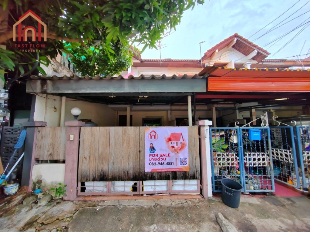 For SaleTownhouseVipawadee, Don Mueang, Lak Si : 2-story townhouse for sale, near BTS Phahon Yothin 59, Saphan Mai, Don Mueang, Sodsai Village.