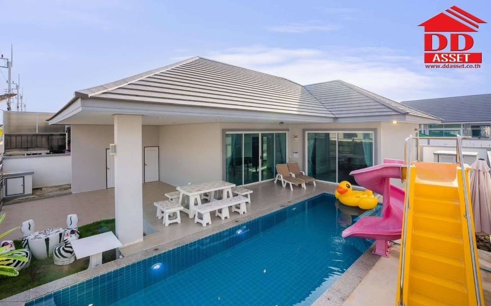 For SaleHouseCha-am Phetchaburi : House for sale, Pool Villa, Cha-am District, Phetchaburi Province (Pool villa house Cha am Petchaburi), near the sea 2 kilometers.