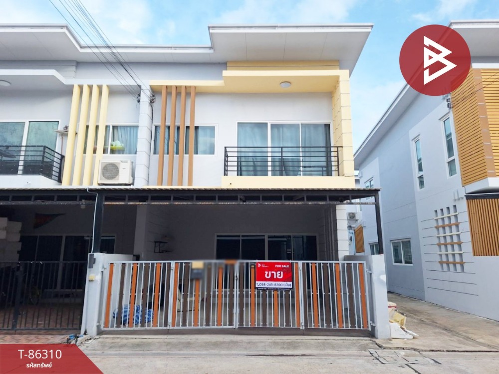 For SaleTownhouseMahachai Samut Sakhon : Townhouse for sale Erica Ville Village, Mahachai, Bang Ya Phraek, Samut Sakhon