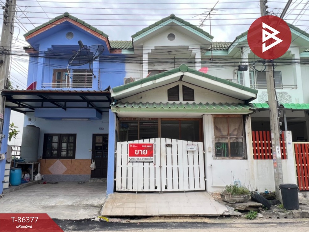 For SaleTownhouseSamut Prakan,Samrong : Townhouse for sale Ubon Si Village, Phraeksa, Samut Prakan