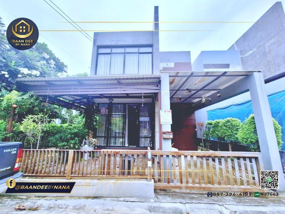 For SaleHouseBang kae, Phetkasem : Beautiful semi-detached house for sale, loft style, good price, Phetkasem 69