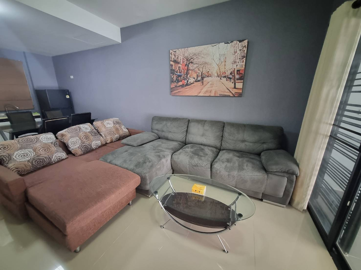 For RentTownhomeLadkrabang, Suwannaphum Airport : Three-storey Townhouse The Connect UP 3 ChalermPhraKeit 67 for RENT