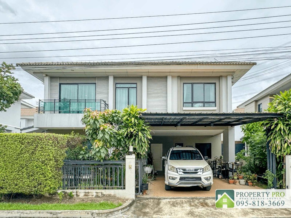 For SaleHouseLadkrabang, Suwannaphum Airport : House for Sale Life Bangkok Boulevard Wongwaen Onnut 2, 4 bedroom 52 sqw 206 sqm Near Suvarnabhumi Airport, Onnut, Prawet, Pattanakarn, Chaloem Phrakiat Rama 9, Lat Krabang, Kanchanaphisek, Motorway : SL24S-010