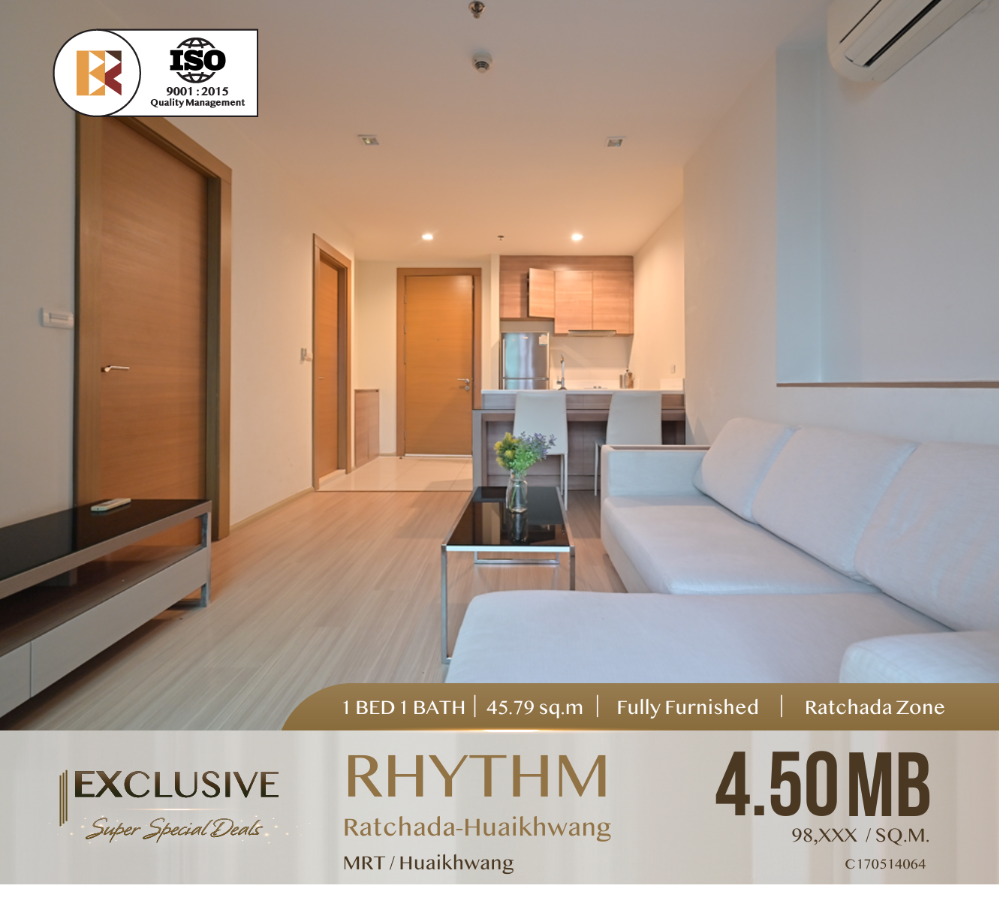 For SaleCondoRatchadapisek, Huaikwang, Suttisan : 💥 Exclusive Only At The Bangkok Residence 💥 High-quality condos specially selected by The Bangkok Residence!!