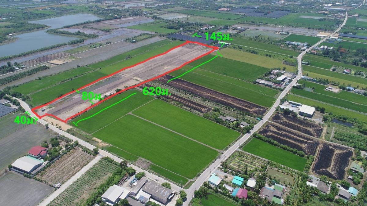 For SaleFactoryNonthaburi, Bang Yai, Bangbuathong : Land for sale in Nong Phra Ngai with factory construction and license.