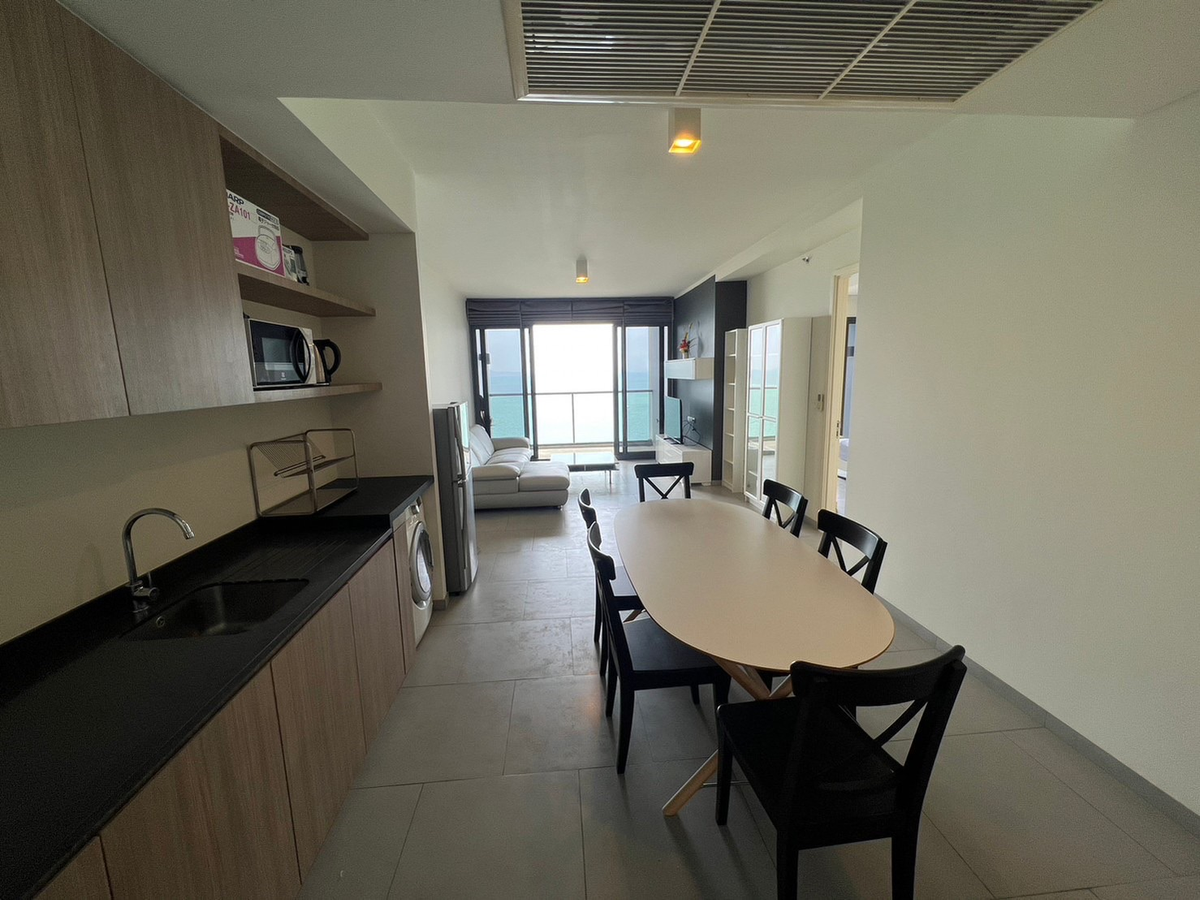 For SaleCondoPattaya, Bangsaen, Chonburi : For sale Condo Zire Wongamart Sea view for rent (S03-0551).