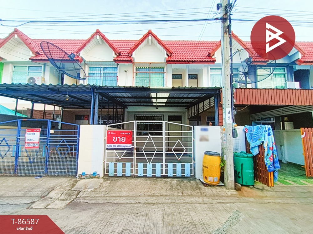 For SaleTownhouseSamut Prakan,Samrong : Townhouse for sale Den Chai Village, Khlong Asia, Phraek Sa Mai, Samut Prakan