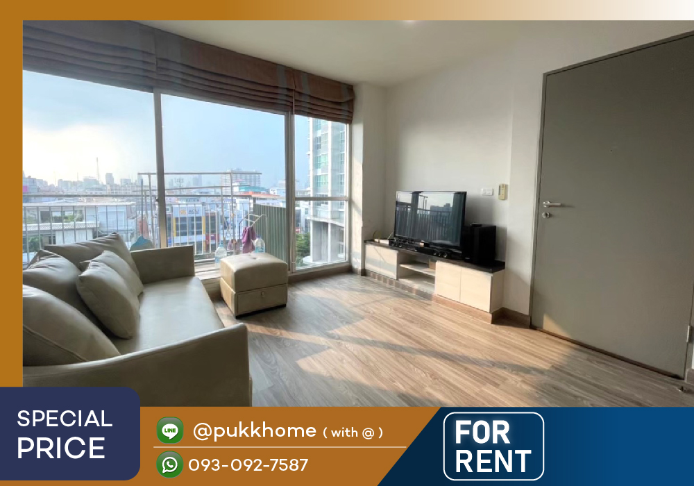 For RentCondoRatchadapisek, Huaikwang, Suttisan : 📣 Life Ratchadapisek / MRT Huai Khwang, 2 bedrooms, beautifully decorated 📞 LINE : @pukkhome (with@)