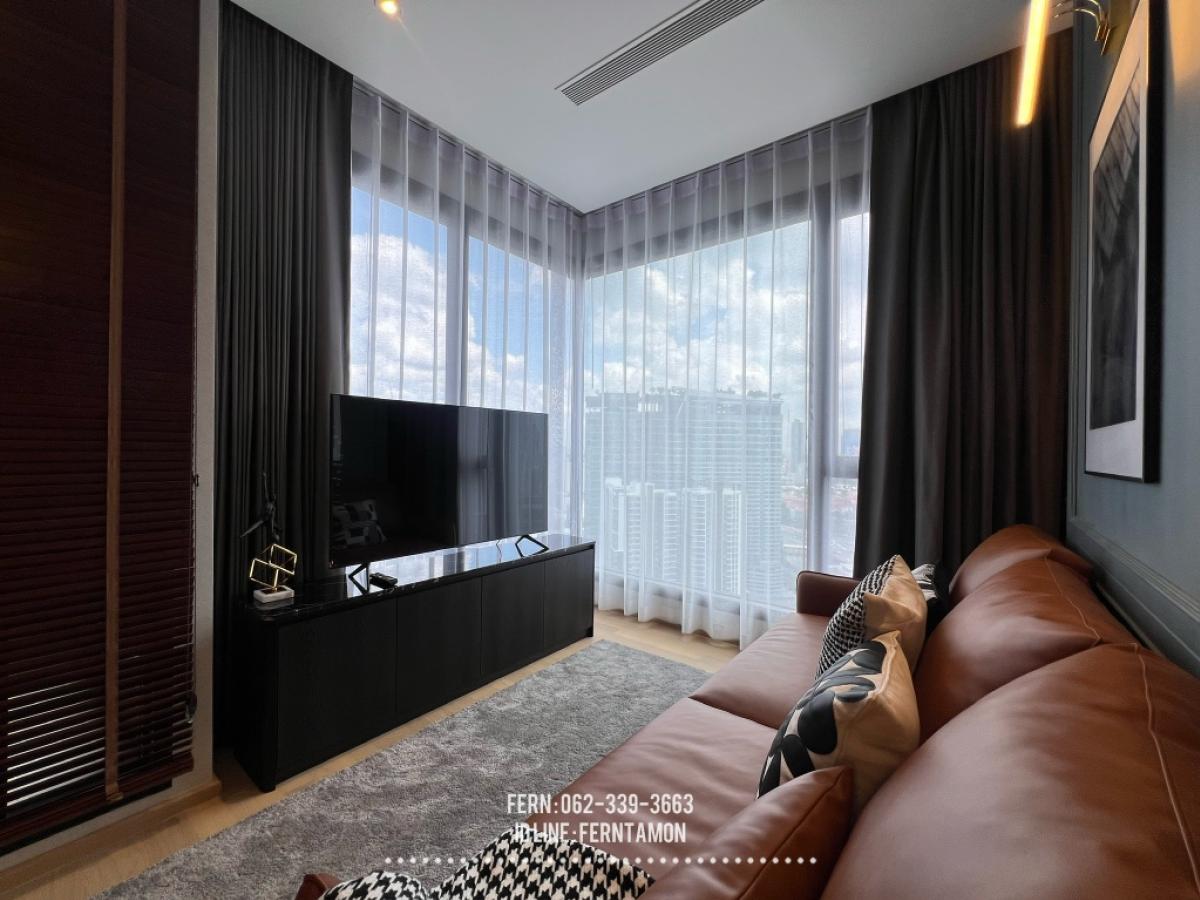 For SaleCondoRama9, Petchburi, RCA : Rare Item Room, only one room per floor, 2 bedrooms, 62 sq m., corner room, beautiful view, Ashton Asoke Rama 9, luxury condo near MRT Rama 9.