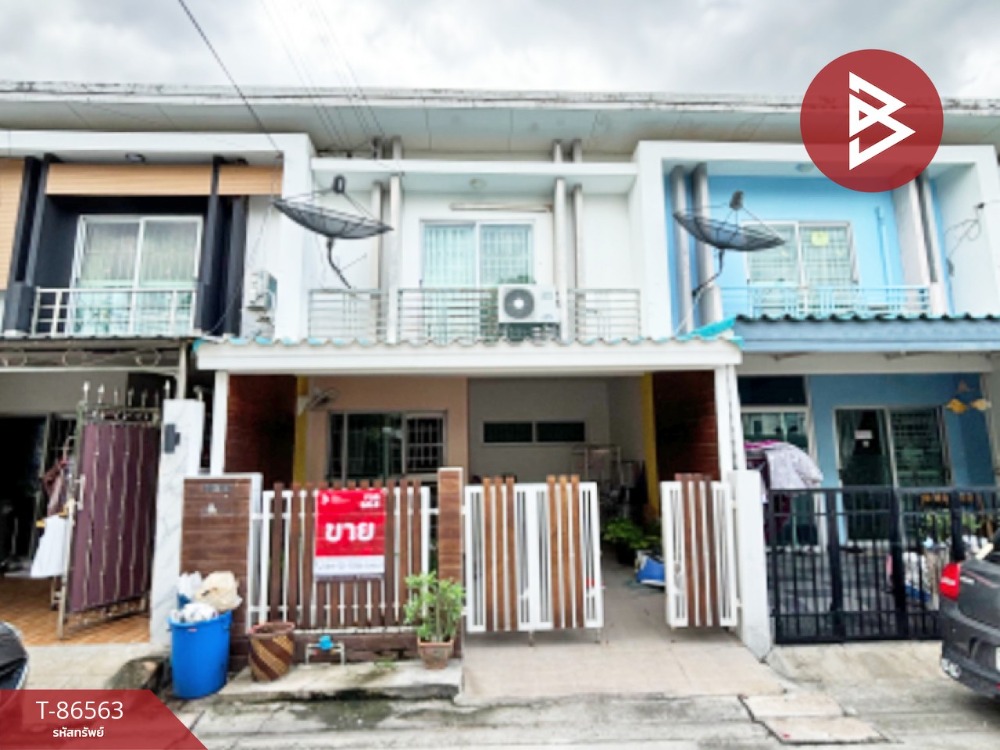 For SaleTownhouseLadkrabang, Suwannaphum Airport : Townhouse for sale Pruksa Town Village Next On Nut-Rama 9, Bangkok