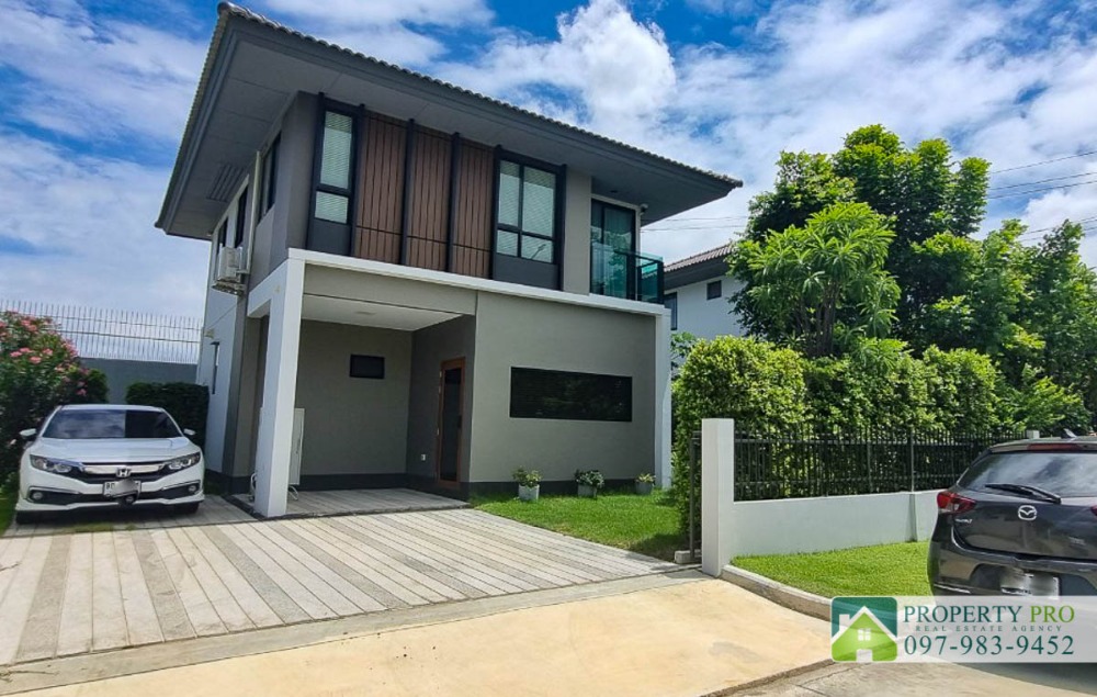 For SaleHouseBangna, Bearing, Lasalle : EL24S-035 House for Sale Burasiri Bangna, 3 bedroom 50 sqw 113 sqm Fully Furnished Near Bang Bo, Bang Phli, Assumption University