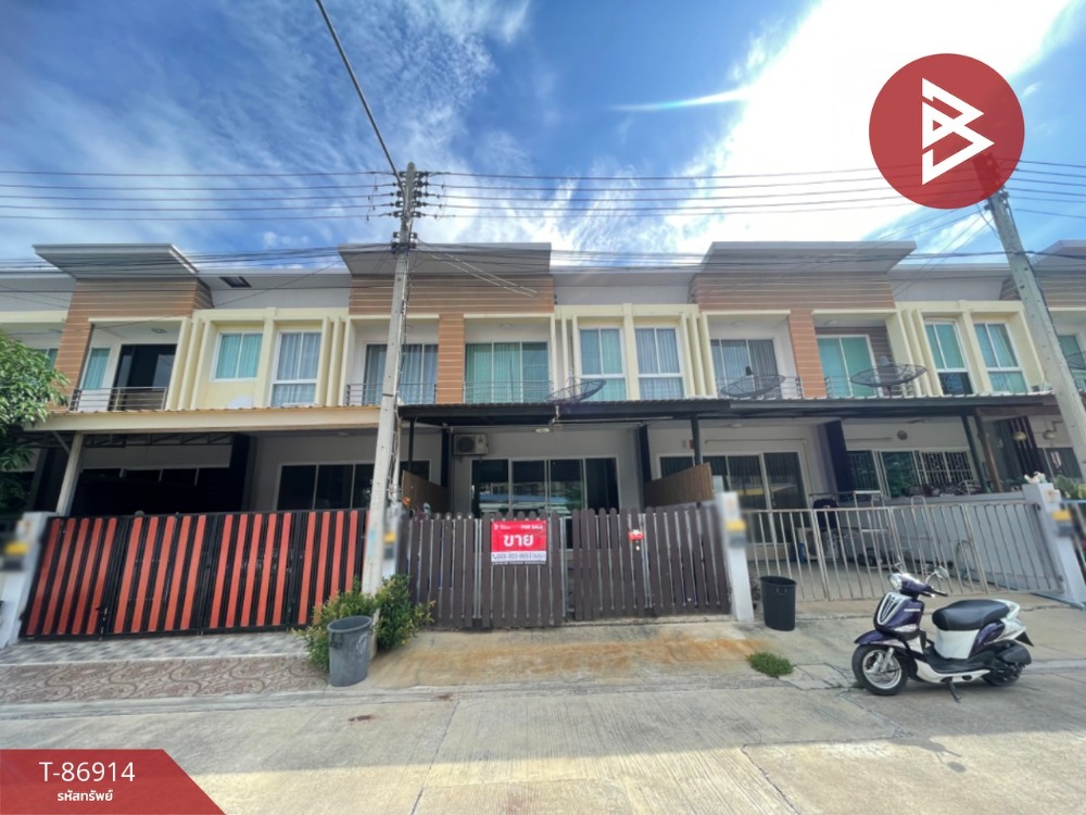 For SaleTownhouseMahachai Samut Sakhon : Townhouse for sale Erica Ville Mahachai Village (Arika Ville), Samut Sakhon