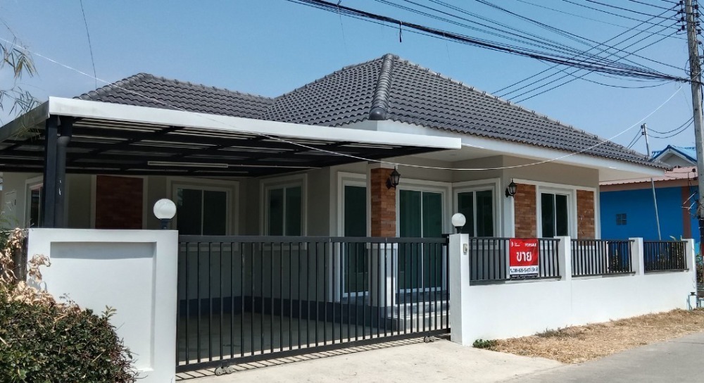 For SaleHouseChiang Mai : Single house for sale Benjarat Village 1 Nong Faek-Saraphi, Chiang Mai