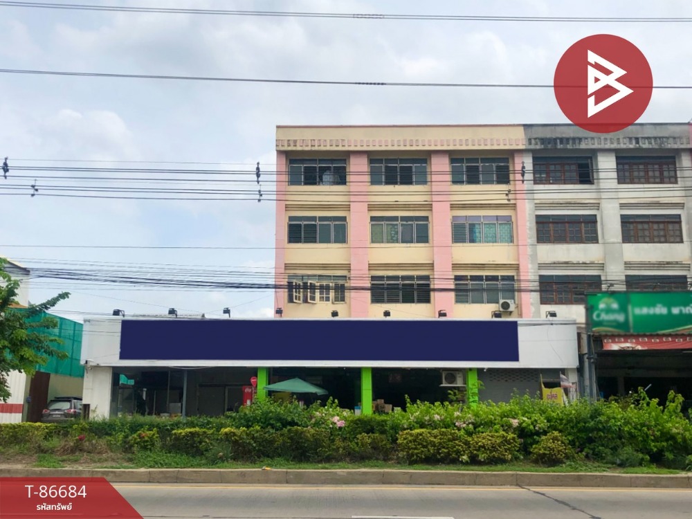 For SaleShophousePathum Thani,Rangsit, Thammasat : Commercial building for sale, 3 units, area 1 ngan, Lam Luk Ka, Pathum Thani.