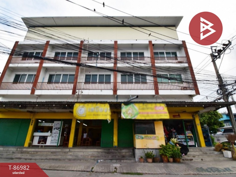 For SaleShophouseNawamin, Ramindra : Commercial building for sale, 5 units, area 1 ngan, 1 square wa, Rat Burana, Bangkok