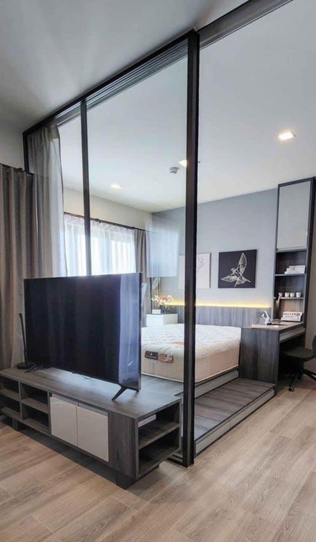 For RentCondoRama3 (Riverside),Satupadit : 🔥 Urgent for rent, beautiful room, high floor, The Key Rama 3