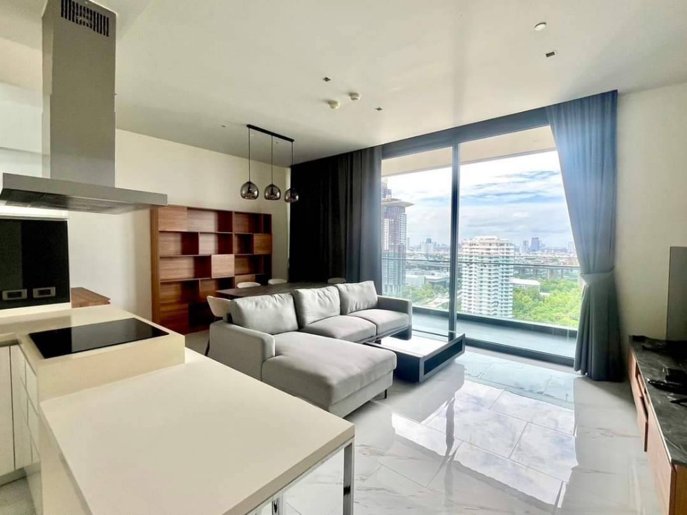 For RentCondoRama3 (Riverside),Satupadit : ● Great View ● Rent Condo 87.00 sq.m. 2 Beds | CANAPAYA RESIDENCES (คณาพญา เรสซิเดนซ์) | Located by the Chao Phraya River, near Rama 3 Road, 9 mins to Shrewsbury International School, and 10 mins to Central Rama 3