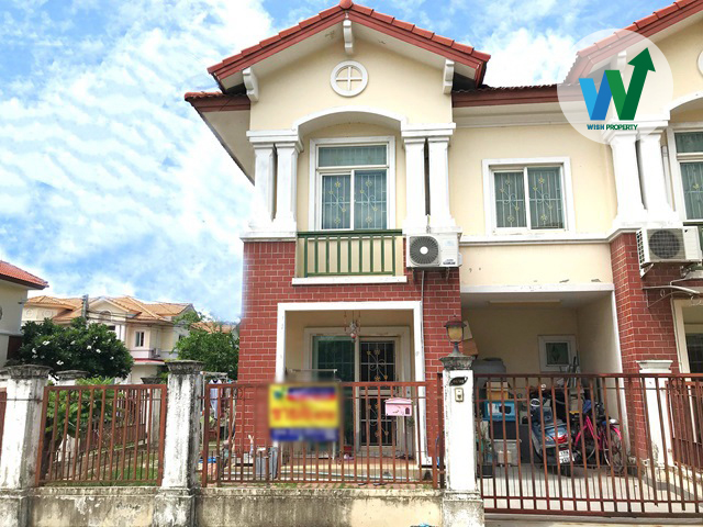 For SaleTownhouseVipawadee, Don Mueang, Lak Si : The Connect 3 Village, Don Mueang, corner house for sale, good condition, 26.9 sq m, 3 bedrooms, 2 bathrooms, 2 air conditioners.