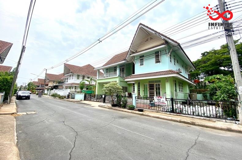 For SaleHousePathum Thani,Rangsit, Thammasat : 2-story detached house for sale, Rattanawan Village 2, Sawai Pracharat Road.  Lam Luk Ka Khlong Si, Pathum Thani, near Kanchanaphisek Expressway. (Bang Pa-in-Bang Na)