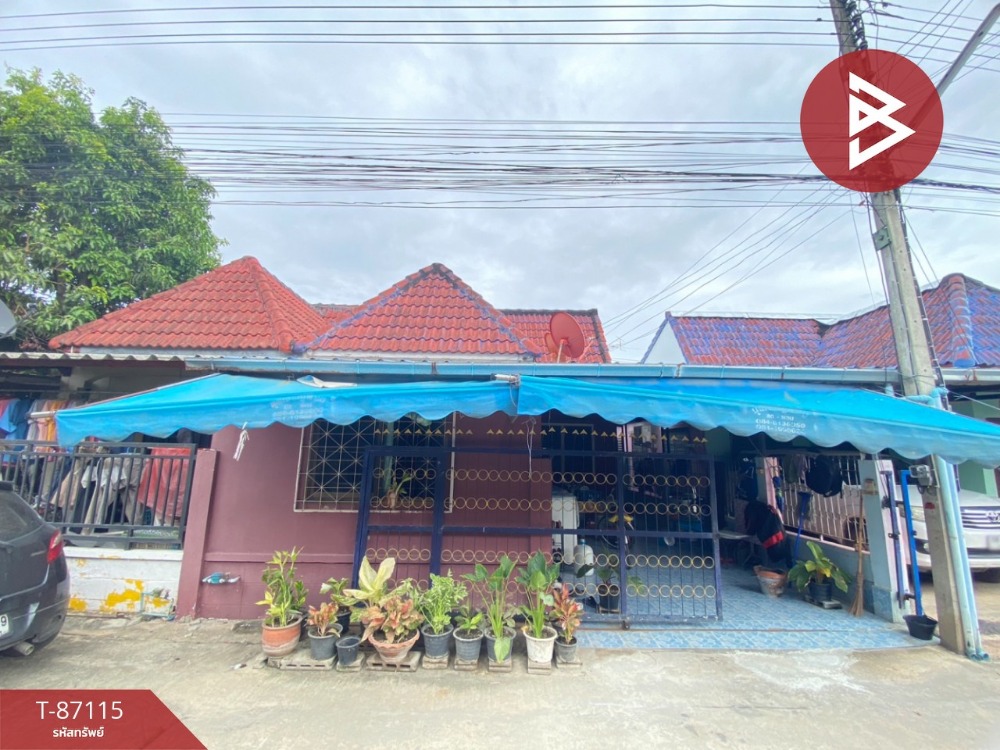 For SaleTownhouseRatchaburi : Townhouse for sale Rom Pho Village, Banana Garden, Ban Pong, Ratchaburi