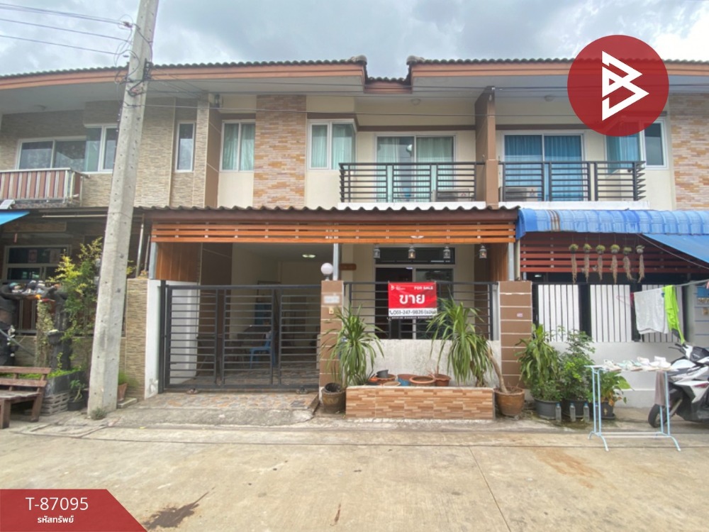 For SaleTownhouseMahachai Samut Sakhon : Townhouse for sale Daosiri Villa Village, Tha Chin, Samut Sakhon