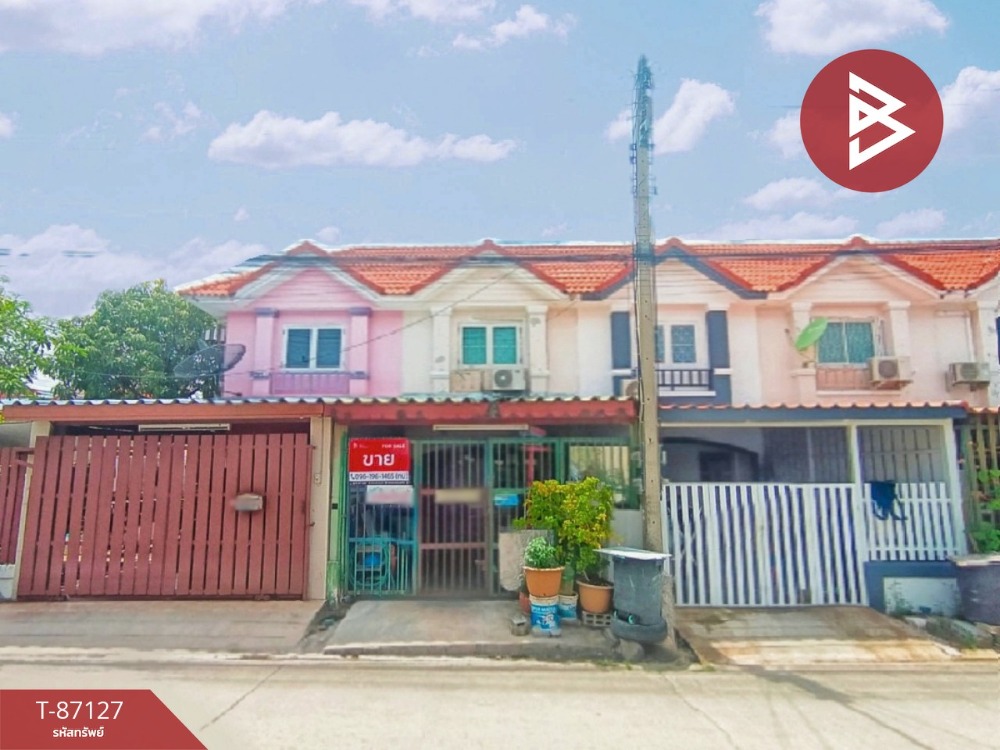 For SaleTownhouseMahachai Samut Sakhon : Townhouse for sale Pruksa Panalee Village 1, Thian Talay 32, Phanthai Norasing, Samut Sakhon