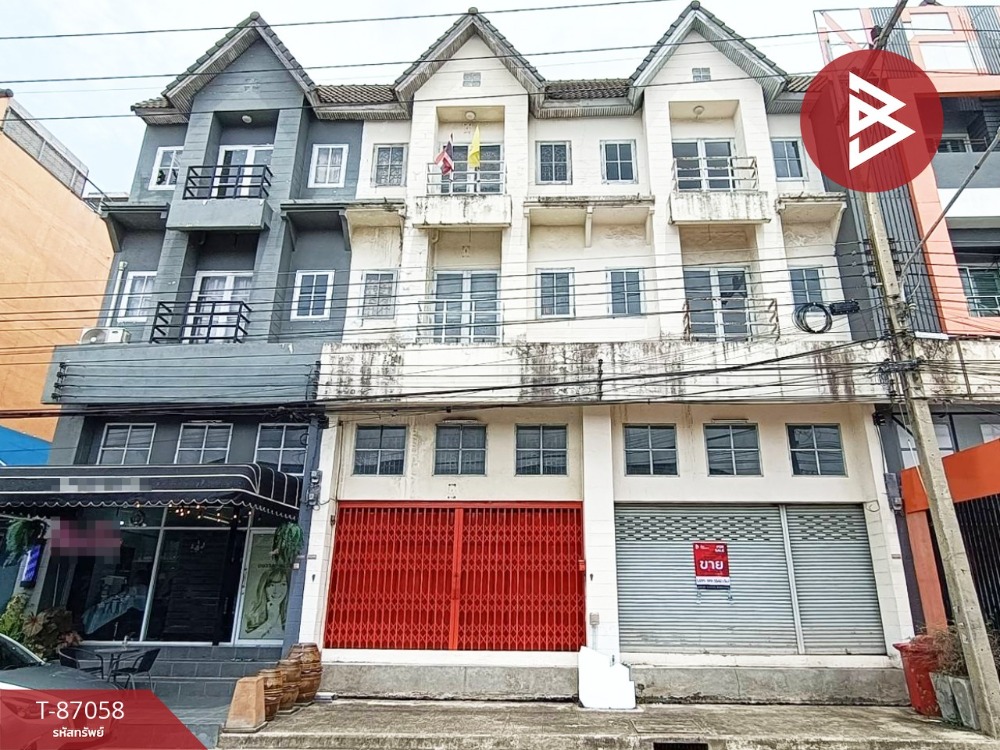 For SaleShophousePathum Thani,Rangsit, Thammasat : Commercial building for sale Sathaporn Village, Rangsit-Khlong 3, Thanyaburi, Pathum Thani