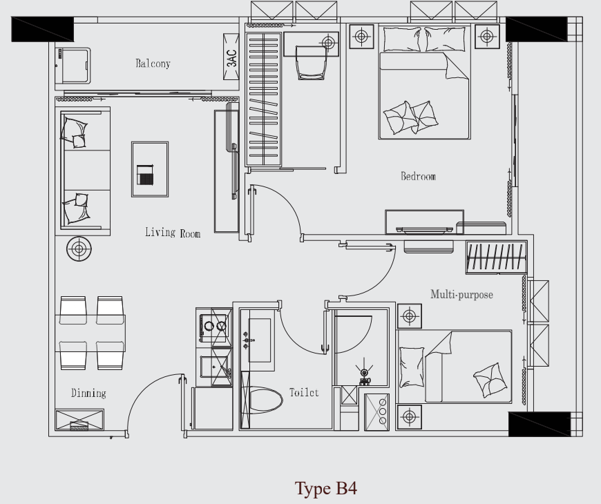 For SaleCondoSathorn, Narathiwat : Regal Sathorn Sell 2bed River view 27th 4.99MB 47.88sqm