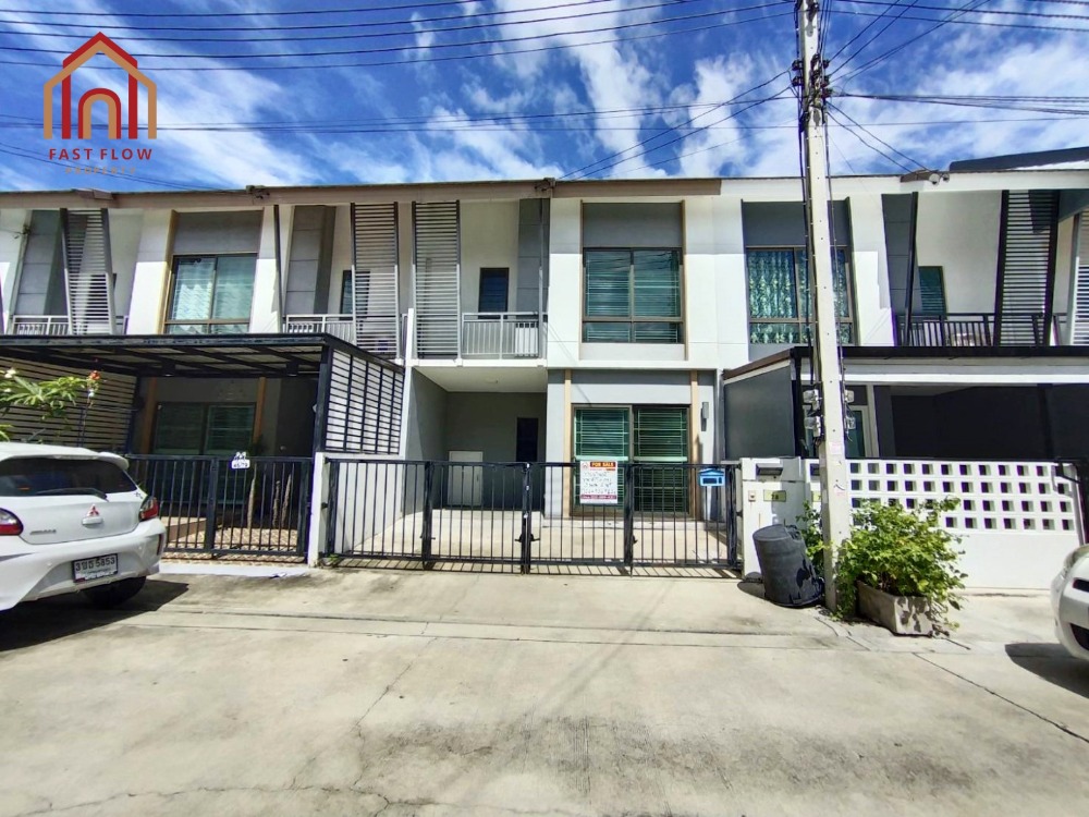 For SaleTownhousePathum Thani,Rangsit, Thammasat : Selling cheapest in the project Pruksa Prime Village 115 Rangsit, Khlong Sam, townhouse in good condition, quality location, near university.