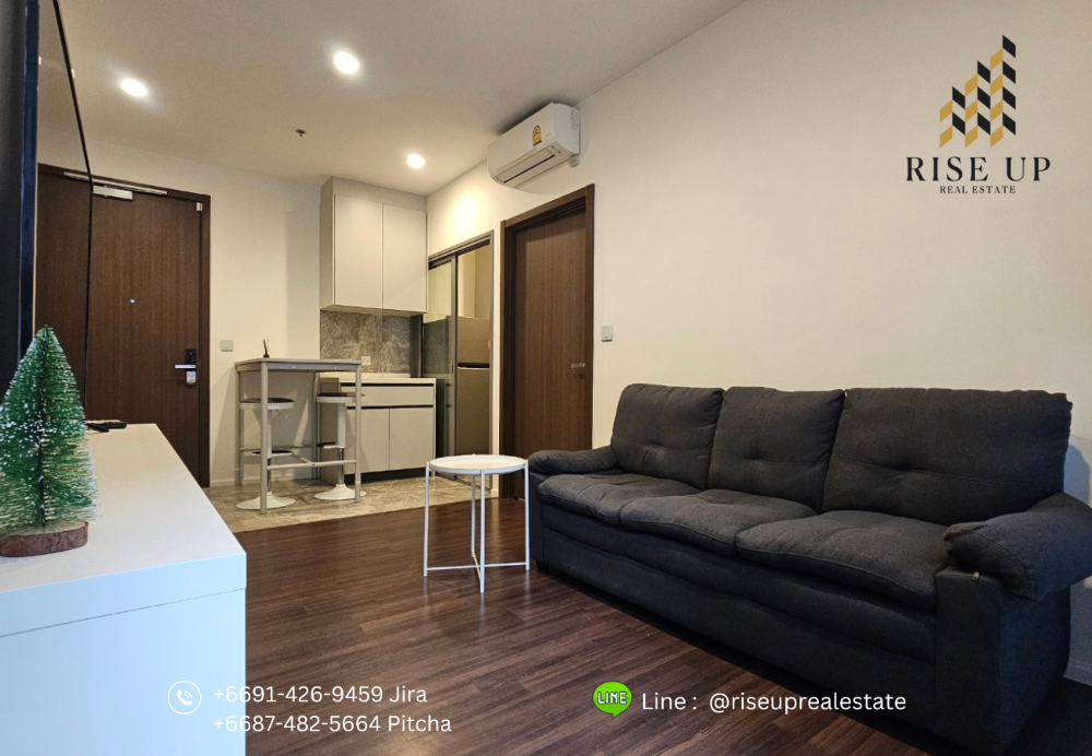 For RentCondoOnnut, Udomsuk : For rent 🔥 Whizdom Inspire Sukhumvit，2 bed 1 bath , 47 sq. m. , 28,000 Baht/Month