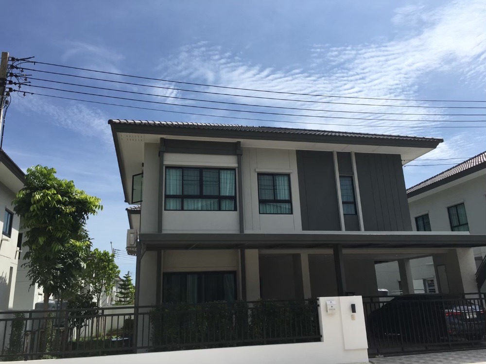 For RentHousePathum Thani,Rangsit, Thammasat : Single house, Sammakorn Rangsit-Khlong 7 for rent (Owner posted himself)