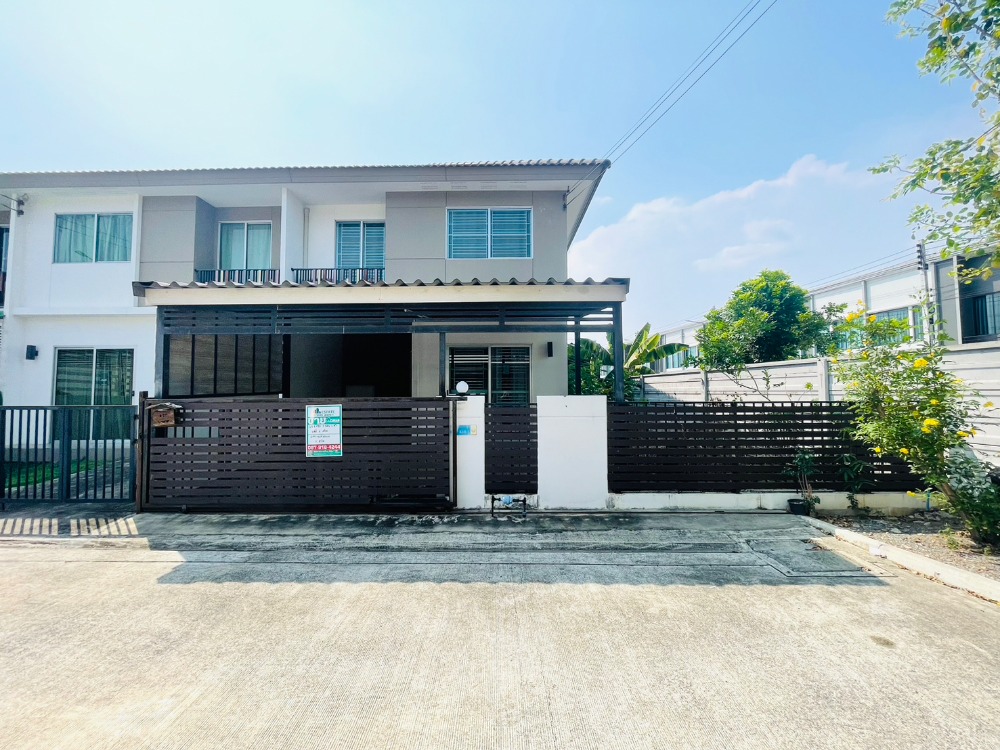 For SaleTownhouseRama5, Ratchapruek, Bangkruai : Townhouse for sale, 28.8 sq m, Baan Pruksa 110 Chaengwattana - Ratchaphruek, Ratchaphruek Road – 345, corner room, has space on the side.