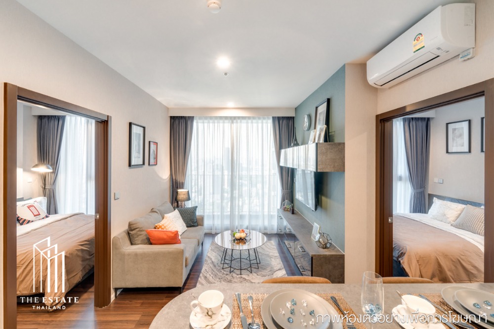 For SaleCondoOnnut, Udomsuk : Condo for Whizdom Inspire Sukhumvit Sale!! Corner room, 2 bedrooms, high floor, room wall not next to neighbors. The room is in a zone with few units. Get more privacy