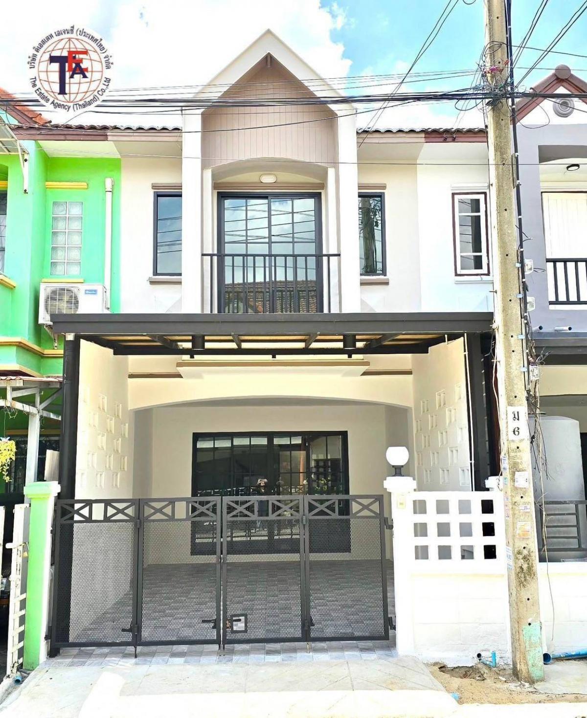 For SaleTownhouseNawamin, Ramindra : 2-story townhouse for sale, KC Village 3, Hathairat 39, Sai Mai, Chatuchot Expressway. Phraya Suren Ramindra Sukhapiban 5, Kanchanaphisek Ring Road Lam Luk Karn Ramintra Safari World Minburi Khum Thong School Wat Paen Thong School Nawamintrachinuthit Scho