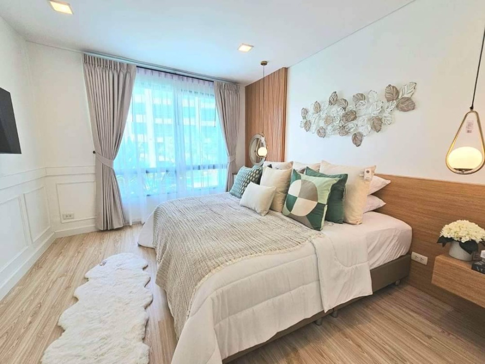 For SaleCondoHuahin, Prachuap Khiri Khan, Pran Buri : 🔥🔥 V, pool view room, newly renovated, beachfront condo, Hua Hin Marrakesh Condo 🔥🔥