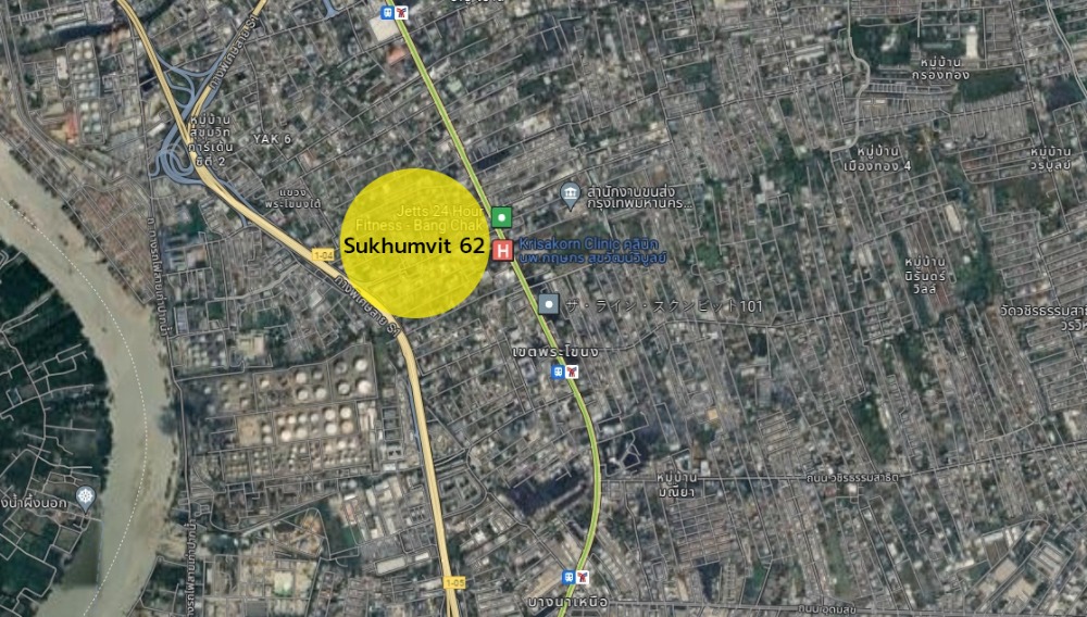 For SaleLandSukhumvit, Asoke, Thonglor : Empty land for sale, already filled in, in Soi Sukhumvit 62, area almost 1 rai!